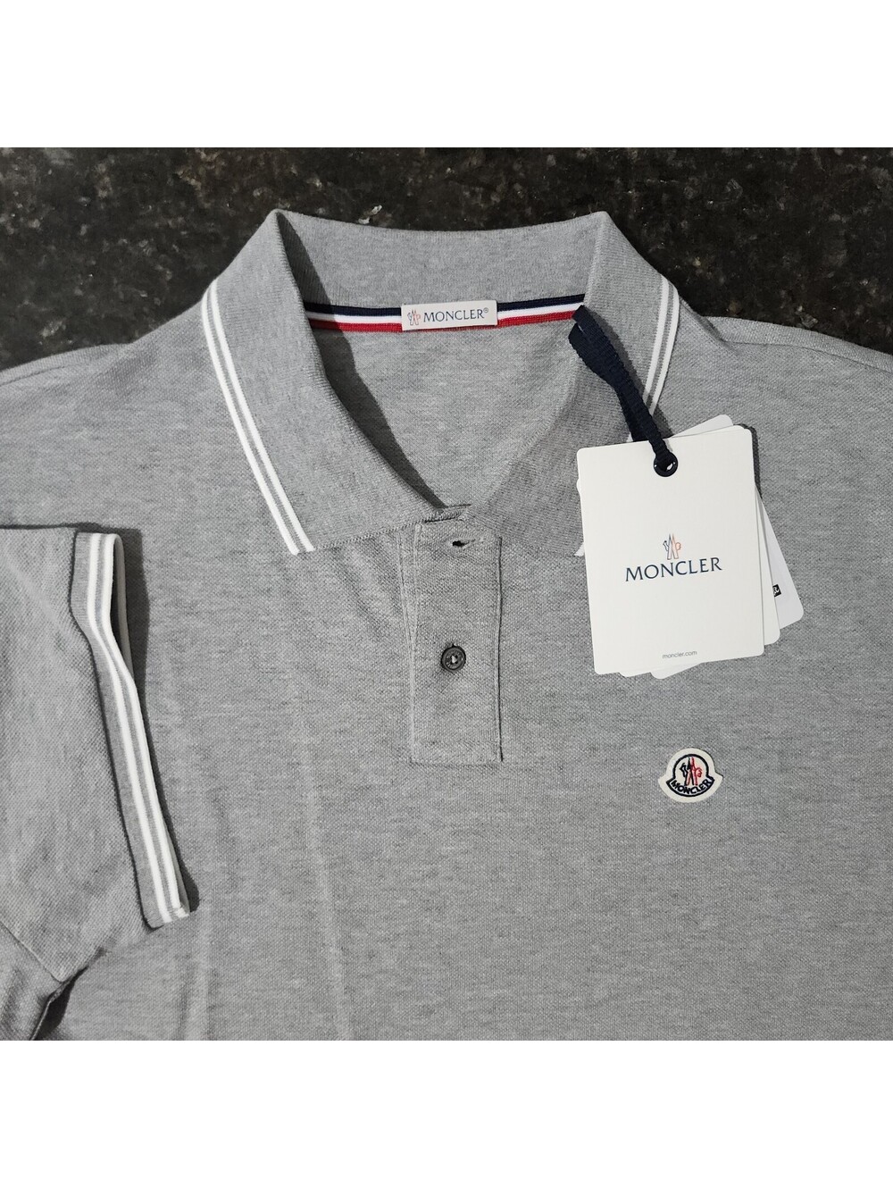 NWT Moncler Maglia Polo Manica Corta Mens XXL Designer Hype Streetwear